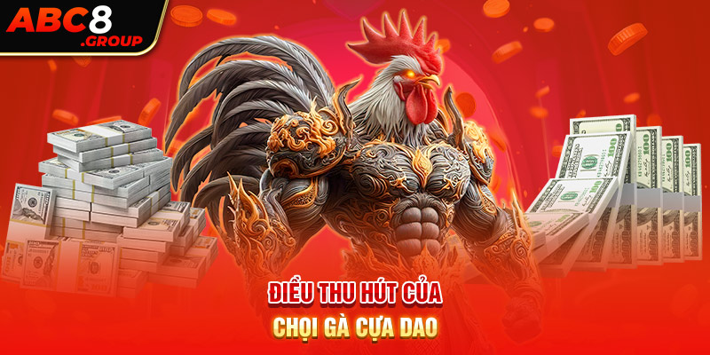 Điều thu hút của chọi gà cựa dao