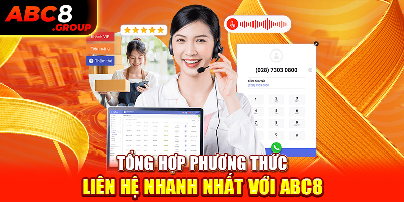 Tổng hợp phương thức liên hệ nhanh nhất với ABC8